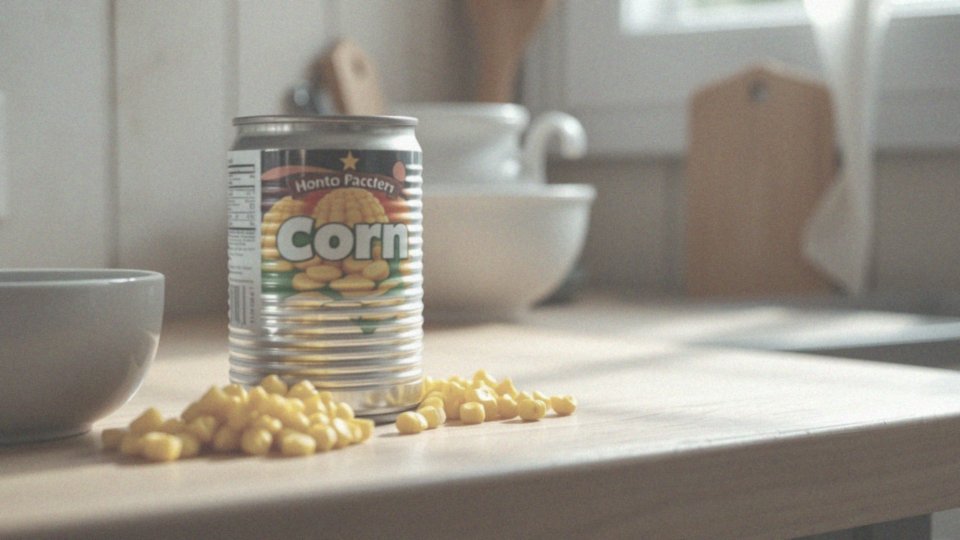 Co zawiera kukurydza z puszki, co może być niezdrowe?