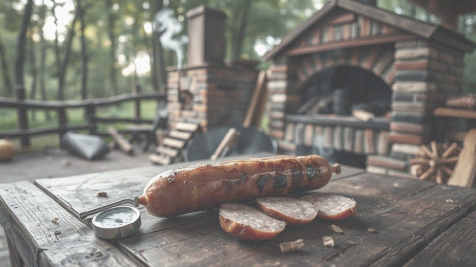 Jakie są skutki błędów w ustawieniu temperatury podczas wędzenia kiełbasy?