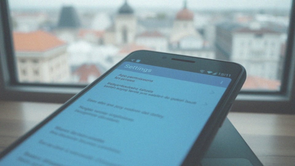 Jakie ustawienia należy sprawdzić, aby poprawić działanie aplikacji?