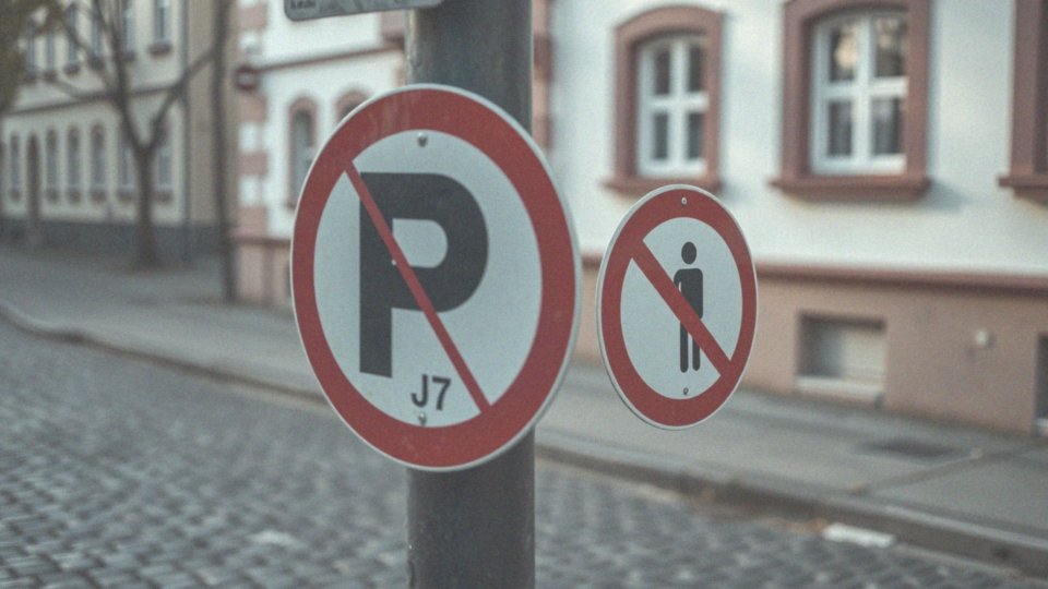 Jakie są różnice między znakami zakazu postoju a zakazu zatrzymywania się?